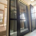 NEW Aluminium Frame Entrance Door With Double Glazed Sidelite, Matte Black