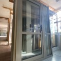 NEW Aluminium Frame Entrance Door With Double Glazed Sidelite, Silver Pearl