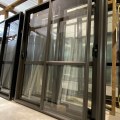 NEW Single Glazed Aluminium Ranchslider Door 1450 x 2000 Ironsand