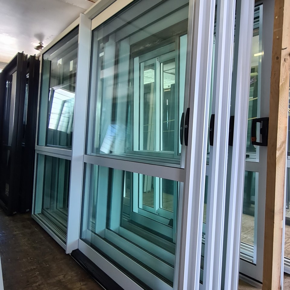 NEW Double Glazed Aluminium Ranchslider Door 2400 x 2000 Arctic White