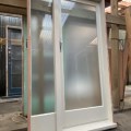 Recycled Wooden Exterior Door With Sidelite 1245 x 2070 #3577