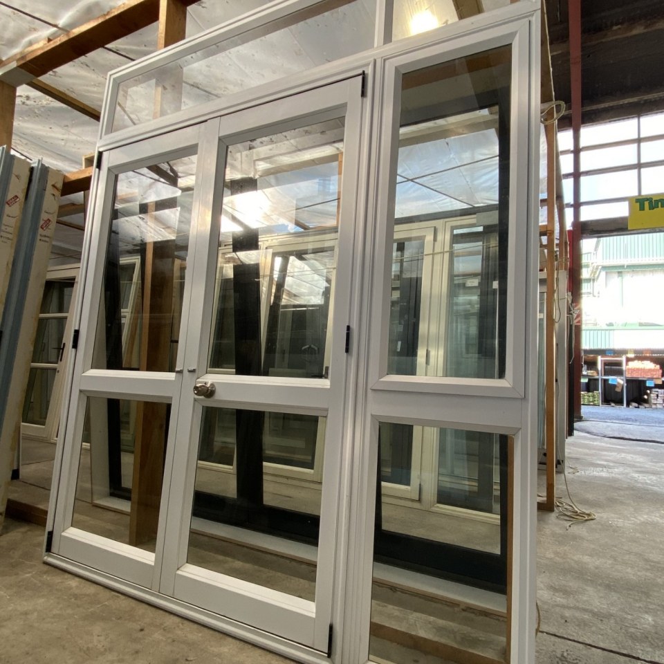 Recycled Aluminium French Door With Sidelite 2020 x 2380 #3582