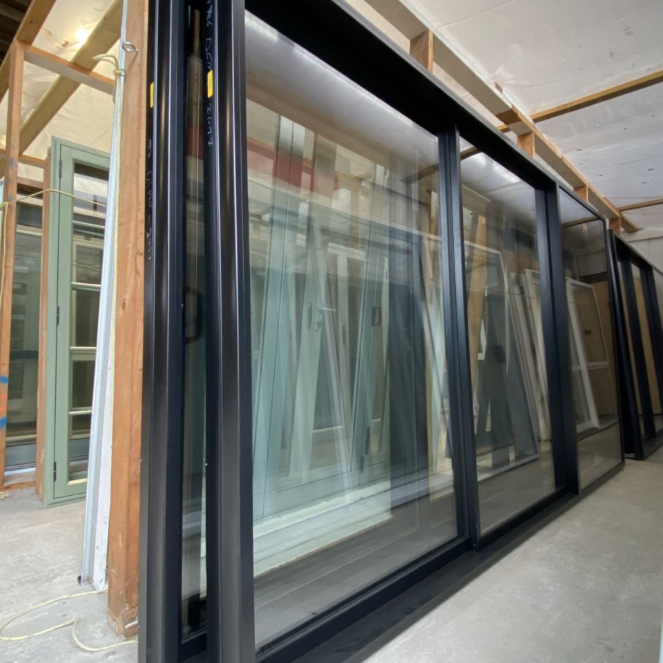 NEW Double Glazed Aluminium Stackerslider 3600 x 2000 Matte Black