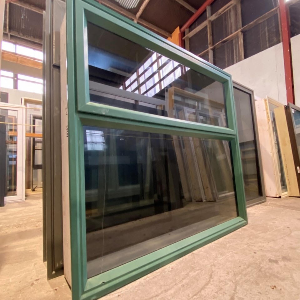 Recycled Aluminium Window 1110 x 1050 #3689