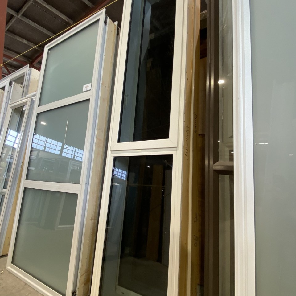 Recycled Aluminium Double Glazed Window 500 x 2400 #3990