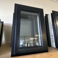 NEW Double Glazed Aluminium Window 400 x 600 Matte Black