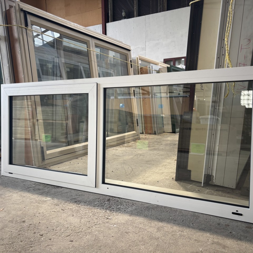 *NEW Double Glazed Aluminium Window 1600 x 600 #4036