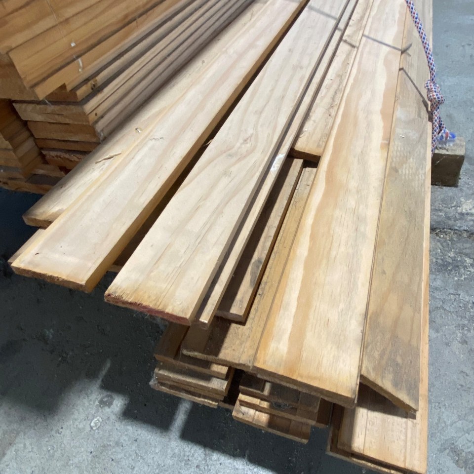 NEW 60x10 Untreated Pine Clears Single Bevel $4/m