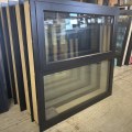 NEW Double Glazed Aluminium Window 900 x 900 Matte Black