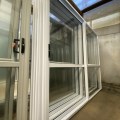 NEW Single Glazed Aluminium Ranchslider Door 2400 x 2000 Arctic White