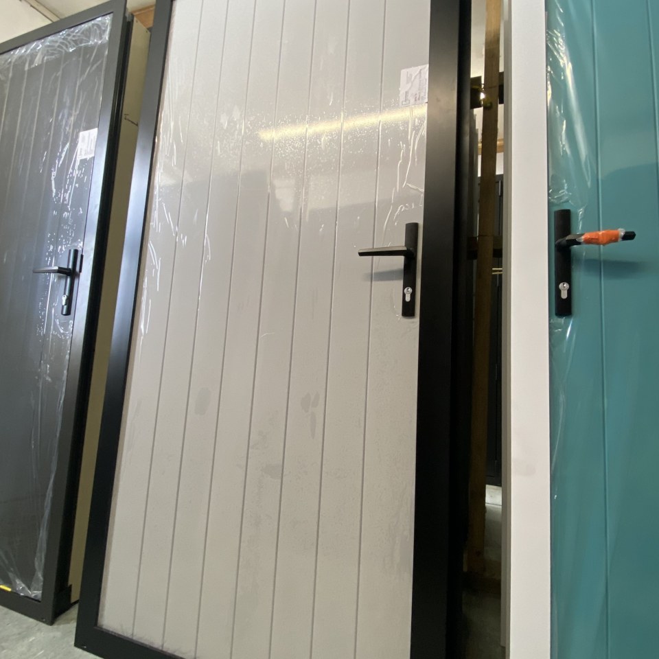 NEW Aluminium Entrance Door, Silver