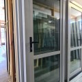 NEW LOW-E Double Glazed Aluminium, Single Door 880 x 2000 Open In, Silver Pearl